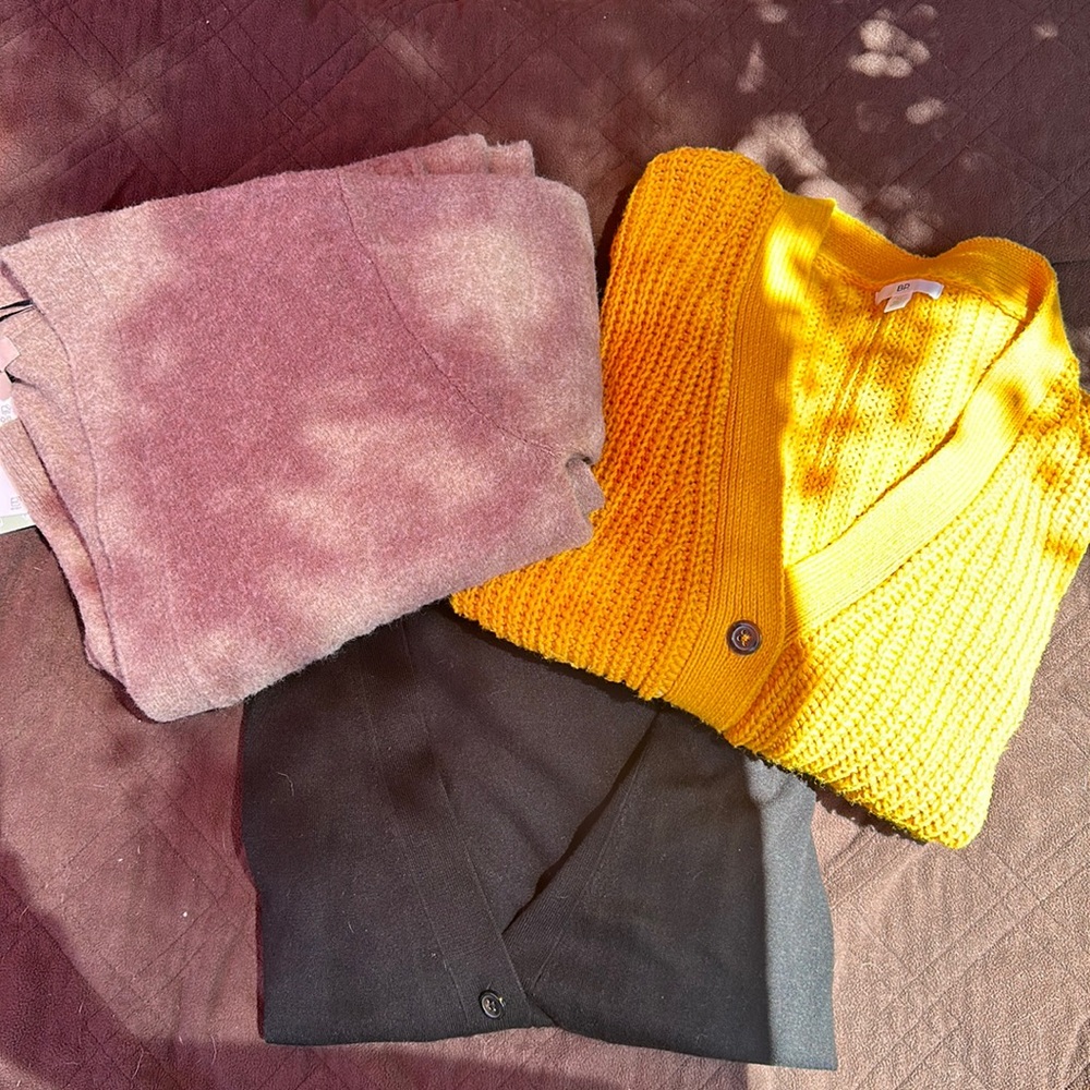 Three Cardigans